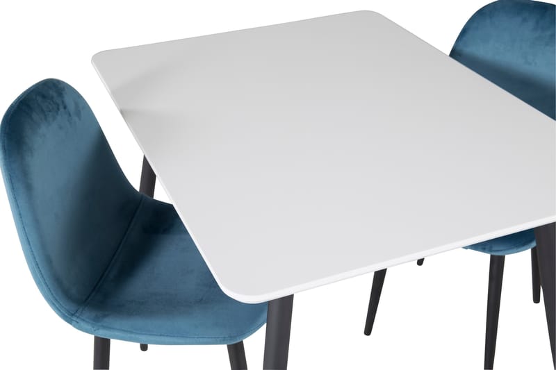 Polar Matgrupp 80 cm Rektangulär med 2 Polar stolar - Svart - Products - Möbler - Bord & matgrupp - Matgrupp