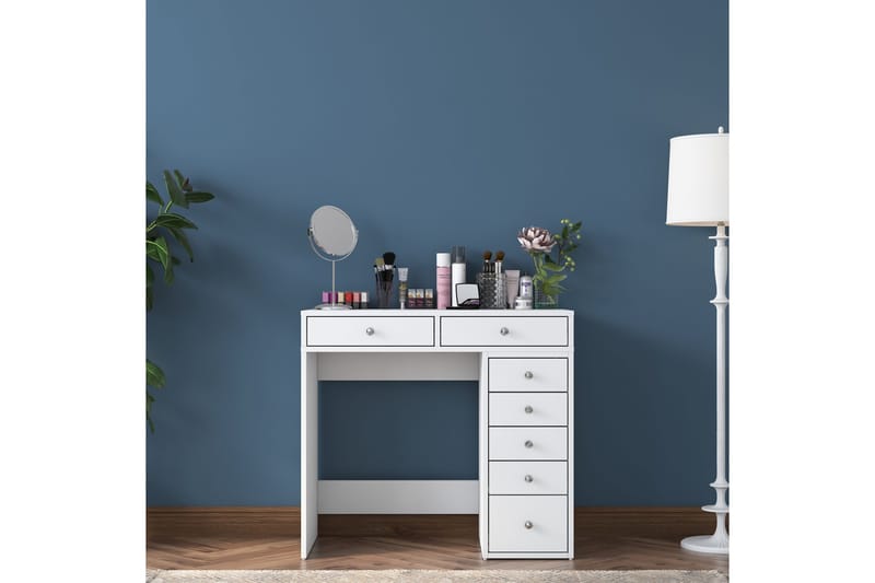 Ramender Sminkbord 90 cm - Vit - Products - Möbler - Bord & matgrupp - Sminkbord & toalettbord