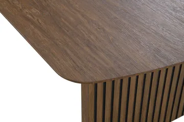 Richeto Matbord Rökt Ek 240 cm - Brun / Ribbad - Products - Möbler - Bord & matgrupp - Matbord & köksbord
