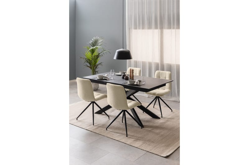 Salupa Matbord 210x90 cm - Svart - Products - Möbler - Bord & matgrupp - Matbord & köksbord