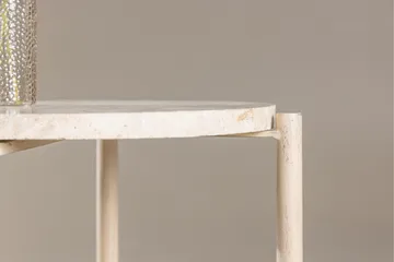 Sandhamn Soffbord 40 cm Rund - Beige - Products - Möbler - Bord & matgrupp - Soffbord