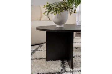 Soffbord Hasina Trä Svart - Trä Svart - Products - Möbler - Bord & matgrupp - Soffbord