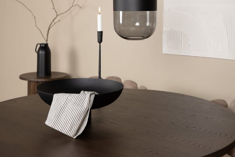 Stone Matgrupp 120 cm Rund med 4 Limhamn stolar - Beige - Products - Möbler - Bord & matgrupp - Matgrupp