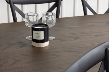 Stone Matgrupp 220 cm Oval med 4 Crosett stolar - Svart - Products - Möbler - Bord & matgrupp - Matgrupp