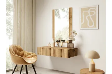 Strontian Sminkbord 80x42 cm Scandinavian Choice Brown - Products - Möbler - Bord & matgrupp - Sminkbord & toalettbord