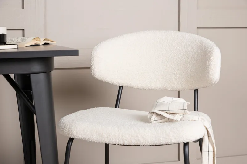 Tempe Matgrupp 80 cm Rektangulär med 2 Chico Stolar - Svart - Products - Möbler - Bord & matgrupp - Matgrupp