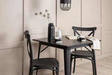 Tempe Matgrupp 80 cm Rektangulär med 2 Crosett stolar - Svart - Products - Möbler - Bord & matgrupp - Matgrupp