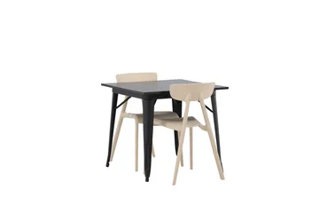 Tempe Matgrupp 80 cm Rektangulär med 2 Ursholmen stolar - Beige - Products - Möbler - Bord & matgrupp - Matgrupp