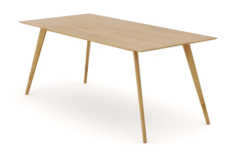 Tyrö Rektangulär Matbord & köksbord 190x90 cm Askträ, Oak