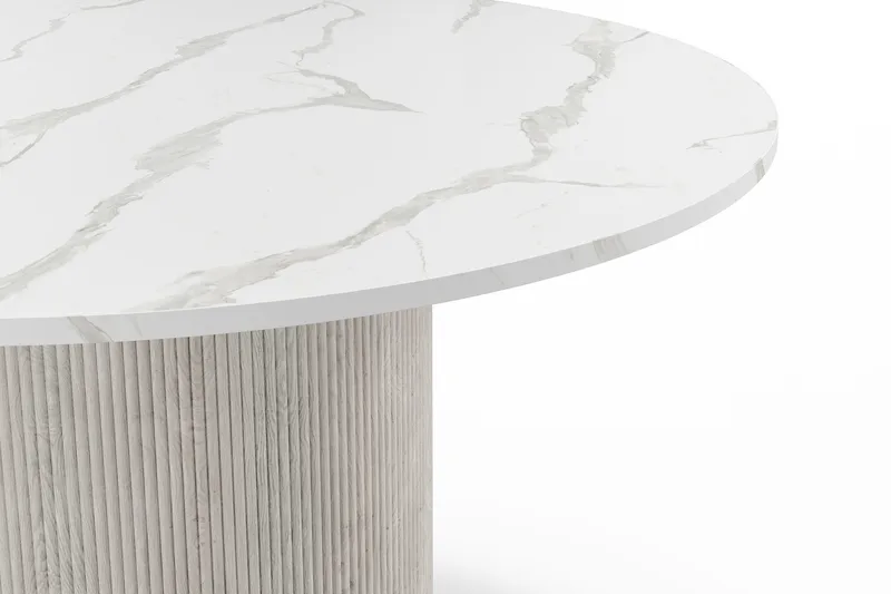 Uppveda Matbord 120 cm Rund - Vit - Products - Möbler - Bord & matgrupp - Matbord & köksbord