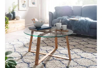 Wilhem Soffbord 78 cm Rund - Natur - Products - Möbler - Bord & matgrupp - Soffbord