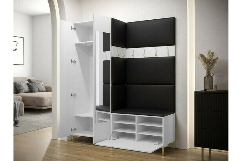 Dunvegan Hallmöbelset 158x46 cm Black - Products - Möbler - Hallmöbler - Möbelset för hall & entre