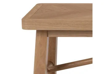 Galwa Sittbänk - Svart/Matt Ek - Products - Möbler - Hallmöbler - Hallbänk