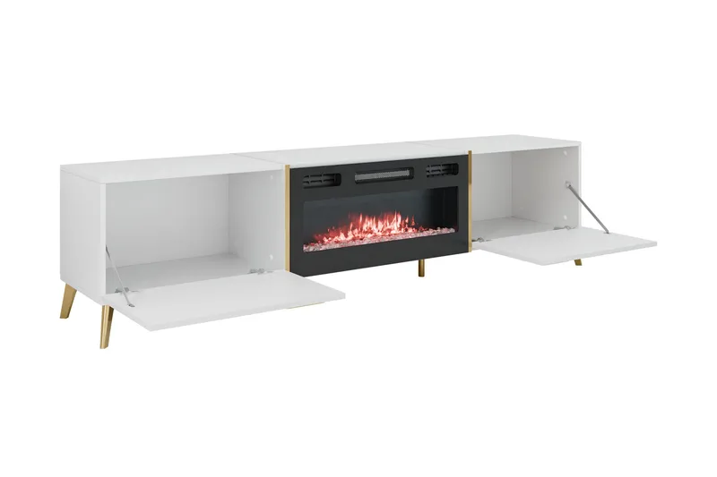 Akihiko Tv-bänk 214 cm - Cashmere - Products - Möbler - TV- & Mediamöbler - TV bänk & mediabänk