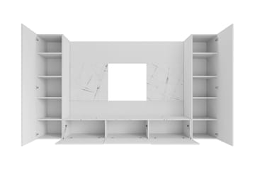 Bernice Tv-skåp 260x38 cm - Svart - Products - Möbler - TV- & Mediamöbler - TV-möbelset