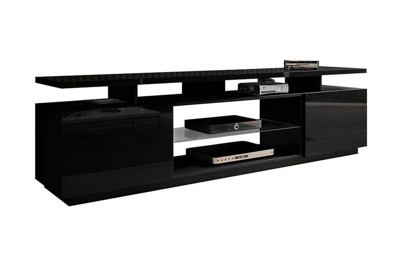 Ceasar TV-bänk 180 cm - Svart - Products - Möbler - TV- & Mediamöbler - TV bänk & mediabänk