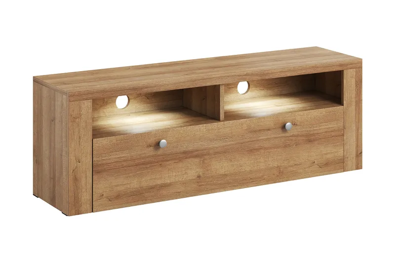 Cicely TV-bänk 140 cm, Trä/natur
