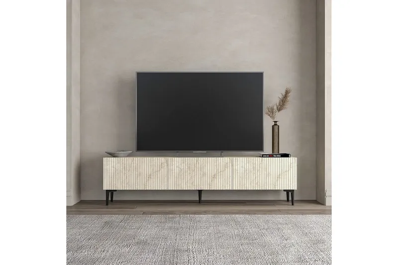 Elith Tv-bänk 180 cm - Travertine - Products - Möbler - TV- & Mediamöbler - TV bänk & mediabänk