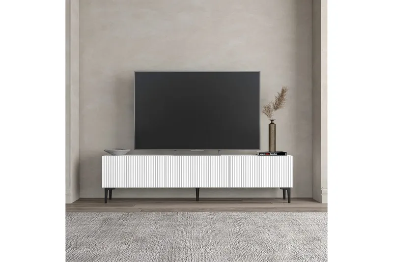 Elith Tv-bänk 180 cm - Vit - Products - Möbler - TV- & Mediamöbler - TV bänk & mediabänk