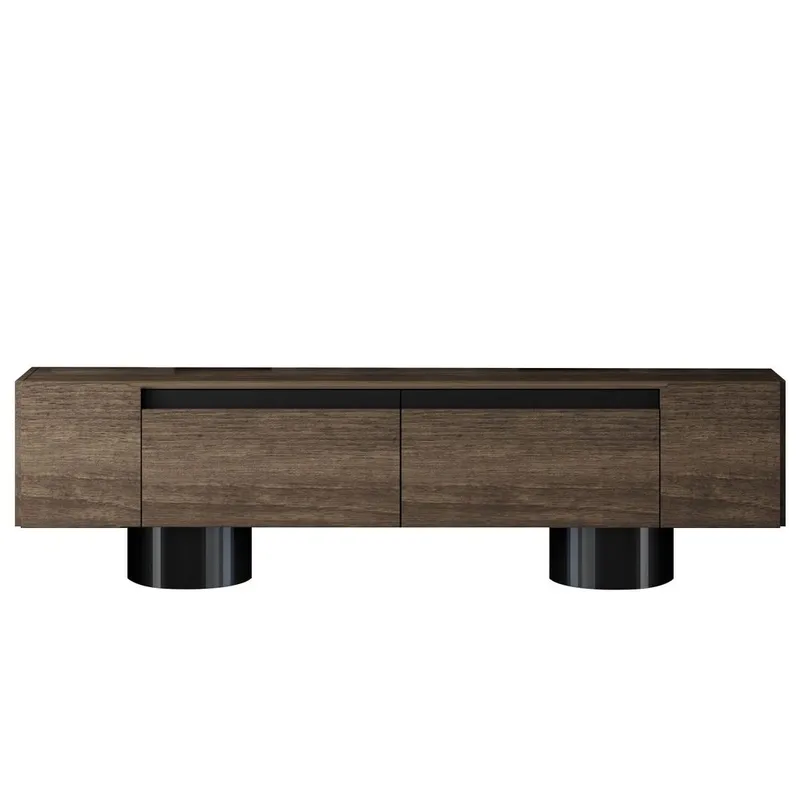 Kumail Tv-bänk 180 cm - Brun/Svart - Products - Möbler - TV- & Mediamöbler - TV bänk & mediabänk