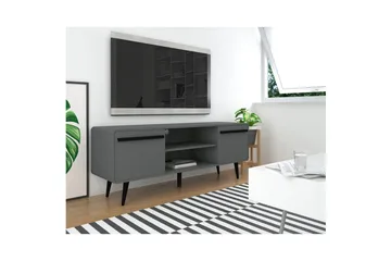 Lowboard Chantal Grå - Grå - Products - Möbler - TV- & Mediamöbler - TV bänk & mediabänk