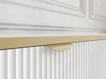 Salmor Tv-bänk 181 cm - Vit - Products - Möbler - TV- & Mediamöbler - TV bänk & mediabänk