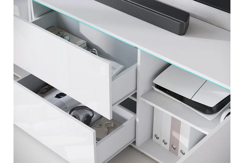 Sherie Tv-bänk 180 cm - Brun - Products - Möbler - TV- & Mediamöbler - TV bänk & mediabänk