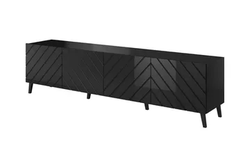 Strontian Tv-skåp 200 cm Scandinavian Choice Black - Products - Möbler - TV- & Mediamöbler - TV-skåp