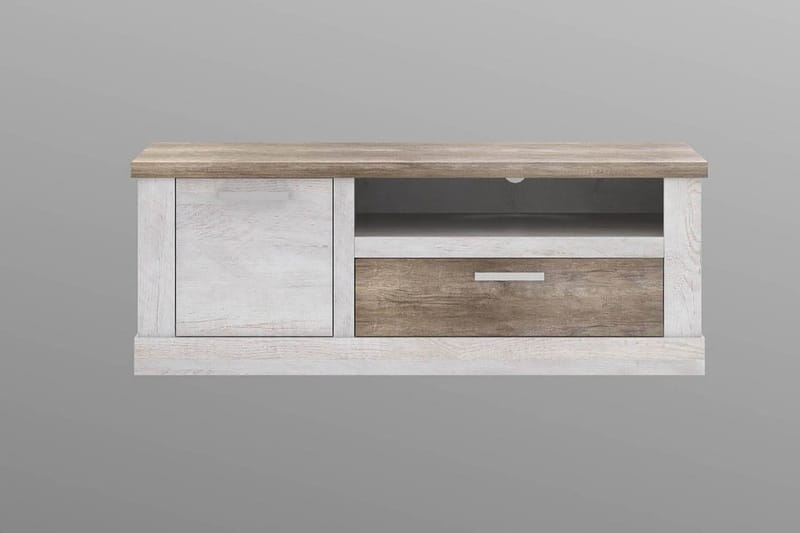 Talebi TV-Bänk 140 cm - Brun/Vit - Products - Möbler - TV- & Mediamöbler - TV bänk & mediabänk