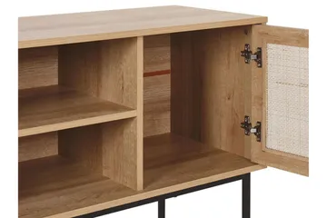 TV-bänk 120 cm rotting ljusbrun PASCO - Trä/natur - Products - Möbler - TV- & Mediamöbler - TV bänk & mediabänk