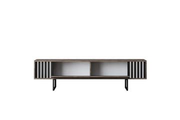 TV-bänk Jeval Valnöt / Svart - Valnöt / Svart - Products - Möbler - TV- & Mediamöbler - TV bänk & mediabänk