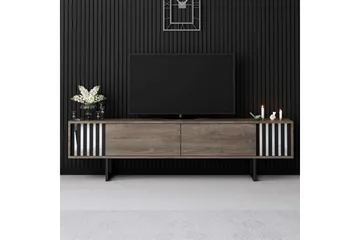 TV-bänk Jeval Valnöt / Svart - Valnöt / Svart - Products - Möbler - TV- & Mediamöbler - TV bänk & mediabänk