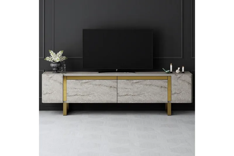 TV-bänk Sozi Travertin / Rany - Travertin / Rany - Products - Möbler - TV- & Mediamöbler - TV bänk & mediabänk