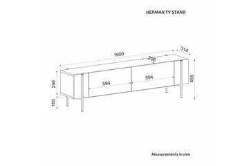 TV-bänk Stira Valnöt - Valnöt - Products - Möbler - TV- & Mediamöbler - TV bänk & mediabänk