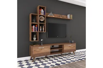 Virkesbo TV-Möbelset 180 cm - Brun - Products - Möbler - TV- & Mediamöbler - TV-möbelset