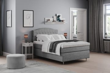 Belda Sängpaket 140x200 Medium - Grå - Products - Möbler - Säng - Kontinentalsäng