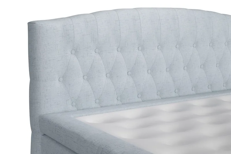 Belda S ängpaket 160x200 Fast - Ljusblå - Products - Möbler - Säng - Kontinentalsäng