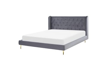 Bernie Sängram 180x200 cm - Grå/Guld - Products - Möbler - Säng - Sängram & sängstomme