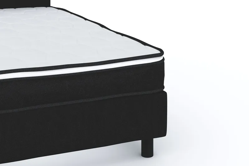Billingen Komplett Sängpaket 140x200 cm - Svart - Products - Möbler - Säng - Kontinentalsäng