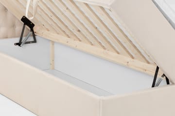 Boxy Box Bed 180x200 cm - Beige - Products - Möbler - Säng - Säng med förvaring