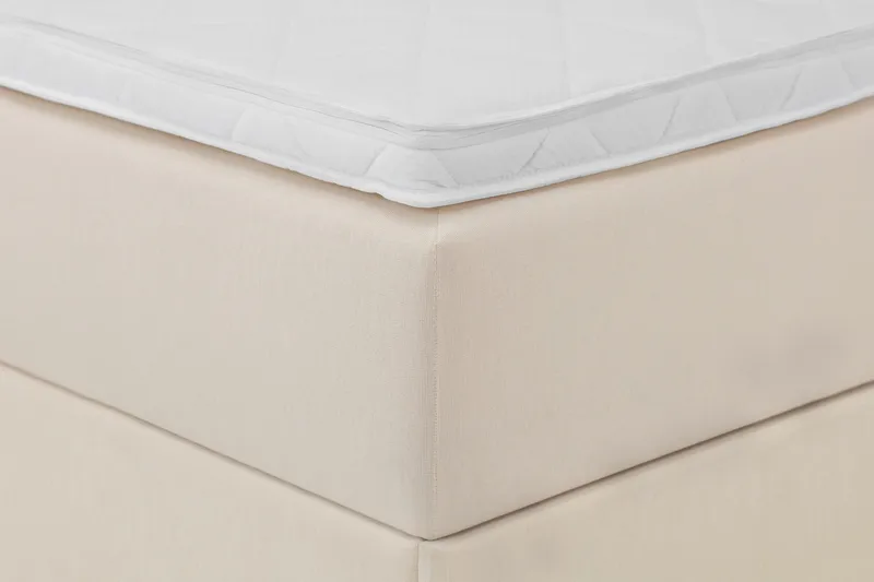 Boxy Box Bed Säng med Förvaring 120x200 cm - Beige - Products - Möbler - Säng - Säng med förvaring