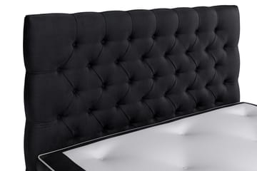 Celine Kontinentalsäng 120x200cm - Svart/Sammet - Products - Möbler - Säng - Kontinentalsäng