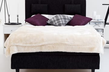 Charleston Kontinentalsäng 120x200 Fast Polyeterskum - Svart - Products - Möbler - Säng - Enkelsäng