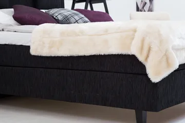 Charleston Kontinentalsäng 120x200 Fast Polyeterskum - Svart - Products - Möbler - Säng - Enkelsäng