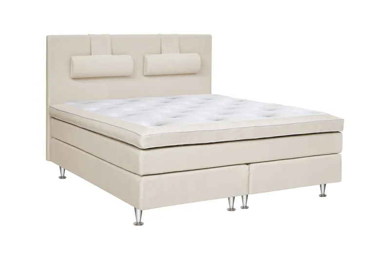 Charleston Kontinentalsäng 210x210 Fast Valbar Malaga, Malaga Beige