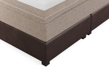 Cuba Sängpaket 160x200 med Tre Beiga Kuddar - (+Fler val) Beige/Brun - Products - Möbler - Säng - Kontinentalsäng