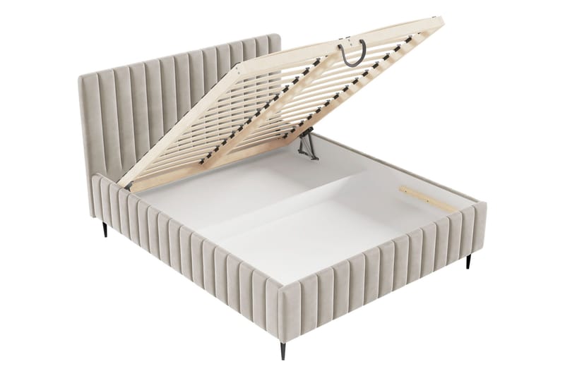 Desio Förvaringssäng 140x200 cm - Blå - Products - Möbler - Säng - Säng med förvaring