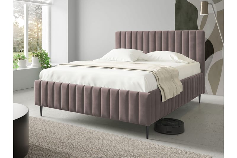 Desio Förvaringssäng 180x200 cm, Rosa