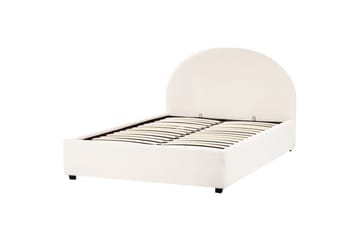 Dubbelsäng Vaucluse med förvaring Vit, 140x200 cm, Bouclé - Vit, 140x200 cm, Bouclé - Products - Möbler - Säng - Säng med förvaring