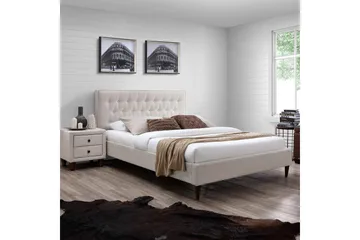 Emilia Sängram 120x200 cm - Ljusbeige - Products - Möbler - Säng - Sängram & sängstomme